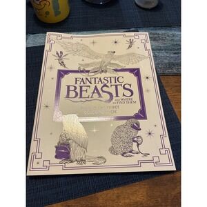 Fantastic Beasts Magical Creatures Coloring Book Harper Design Paperback 2016